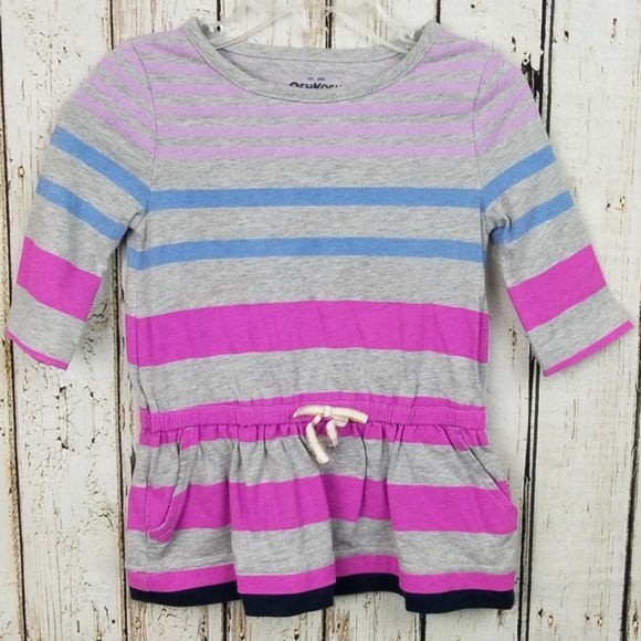 Oshkosh Purple Stripes Outfit - Picture 2 of 6